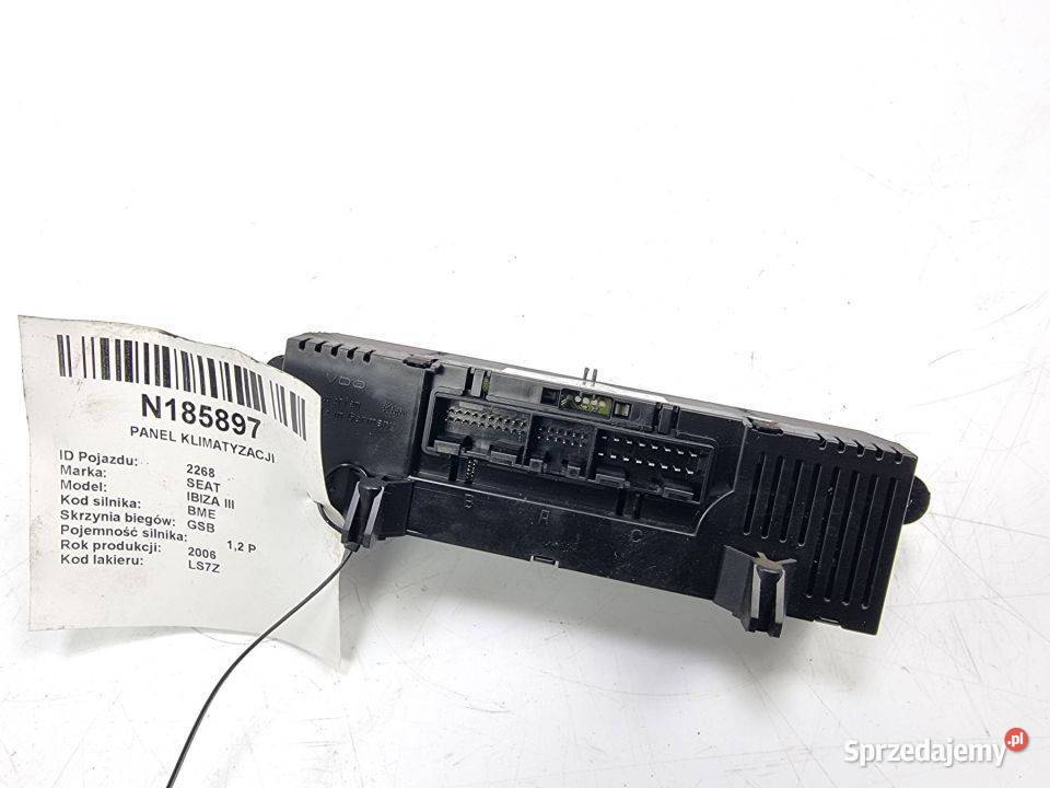 PANEL KLIMATYZACJI SEAT IBIZA III 6L0820043E sprzedam