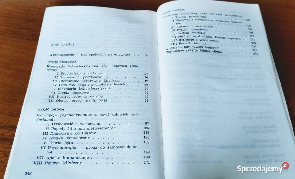 Koncepcje psychologiczne człowieka Józef Gdańsk