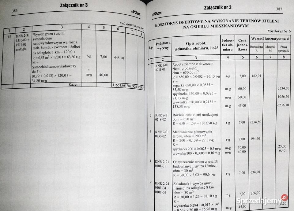 Kosztorysowanie obiektów i robót budowlanych