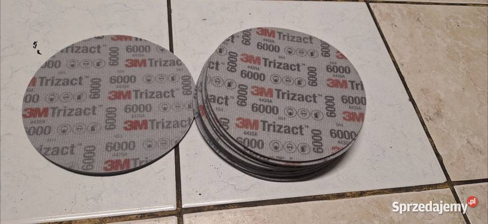 10 krążków ściernych 150mm Trizact 3M P6000 Kraków