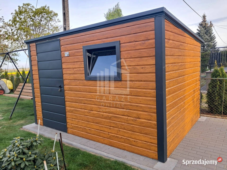 Schowek domek ogrodowy 3x2m drzwi okno