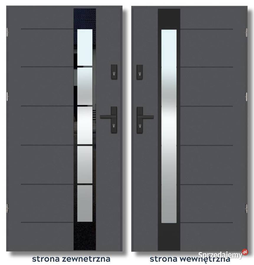 THERMO TEMPER GLASS 2 Nowe Drzwi zewnętrzne Drzwi zewnętrzne Częstochowa