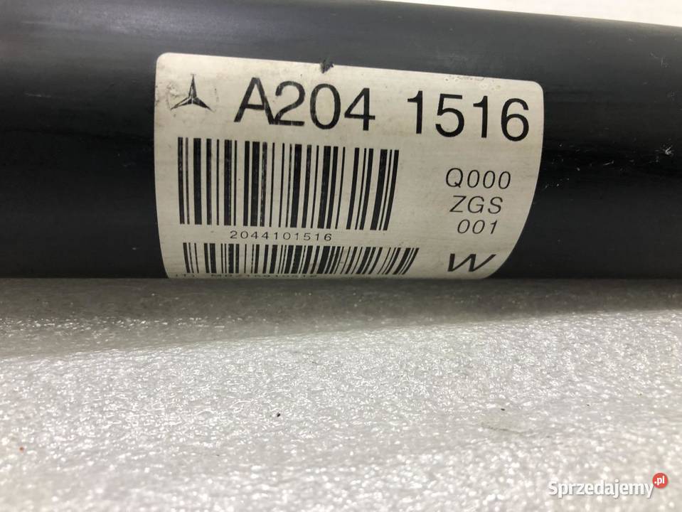 WAŁ NAPĘDOWY MERCEDES CKLASA W204 A2041516 0714 osobowe wielkopolskie