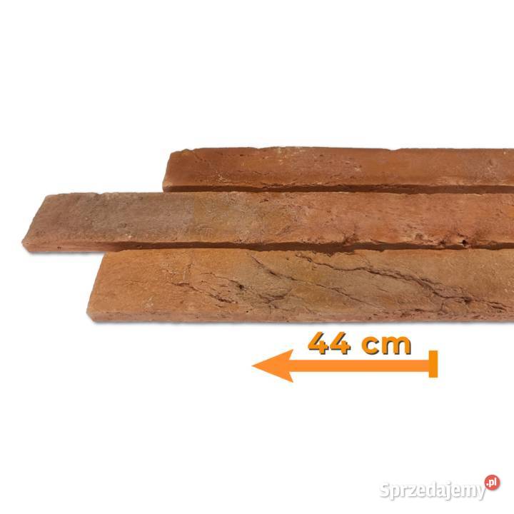 Płytki ceglane Long Szare 44 Wykończenie Warszawa