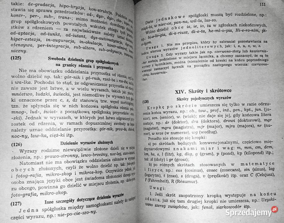 Zasady pisowni polskiej i interpunkcji S Chełm sprzedam