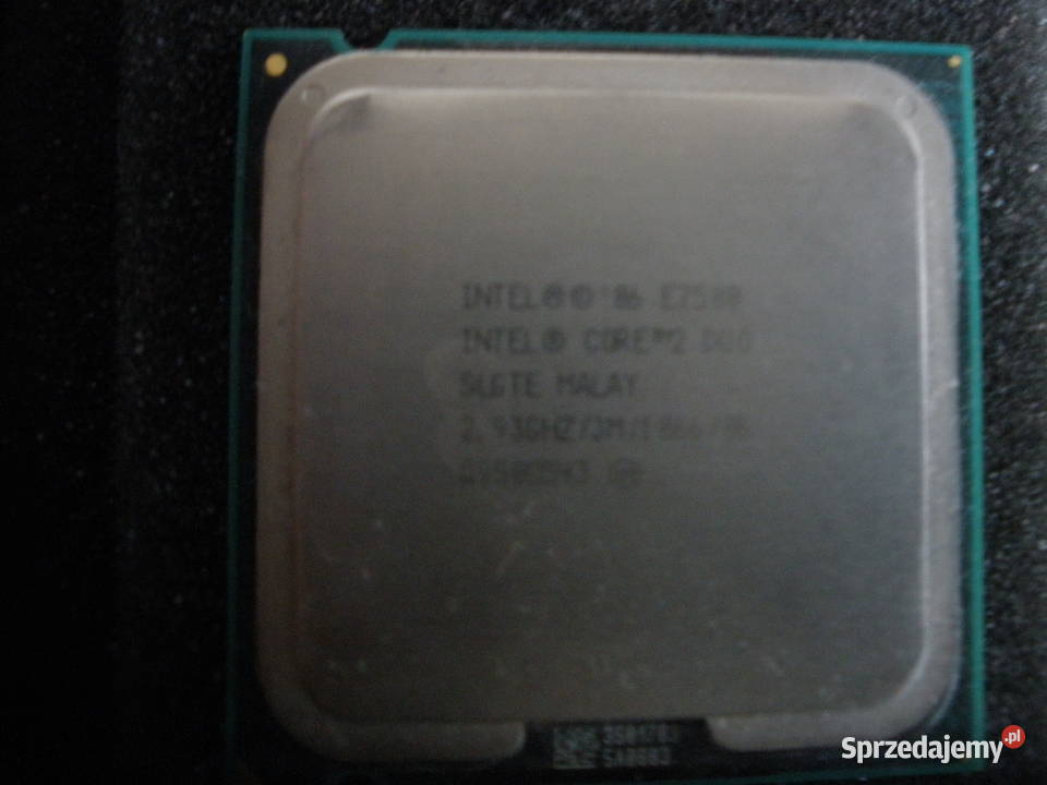 Procesor Intel Core DUO 2 x 293 GHz E7500 Kraków sprzedam