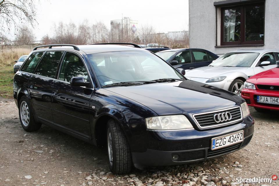 Audi A6 19 TDI kombi stan niebieskie wnętrze
