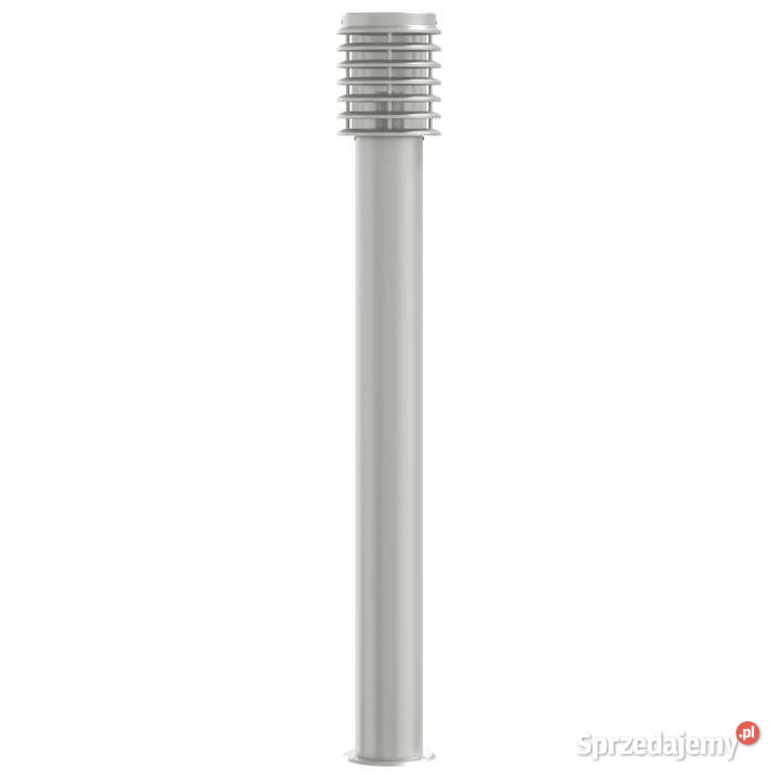 Lampy ogrodowe na słupku 3 srebrne 110 stal Warszawa sprzedam