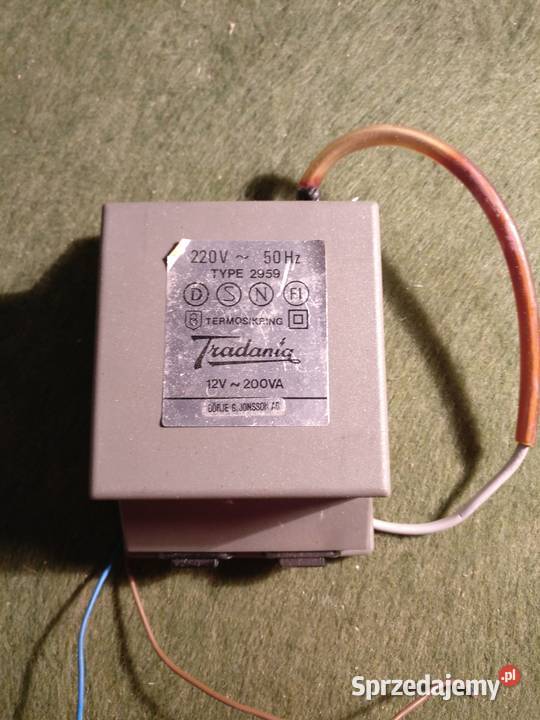 Transformator Tradania 12 V 200 VA Pozostałe Myszków