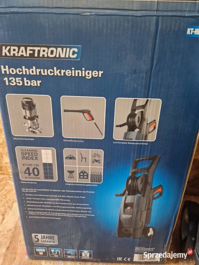 Myjka Wysoko ciśnieniowa Kraftronic KTHD 135 wielkopolskie Głogowa