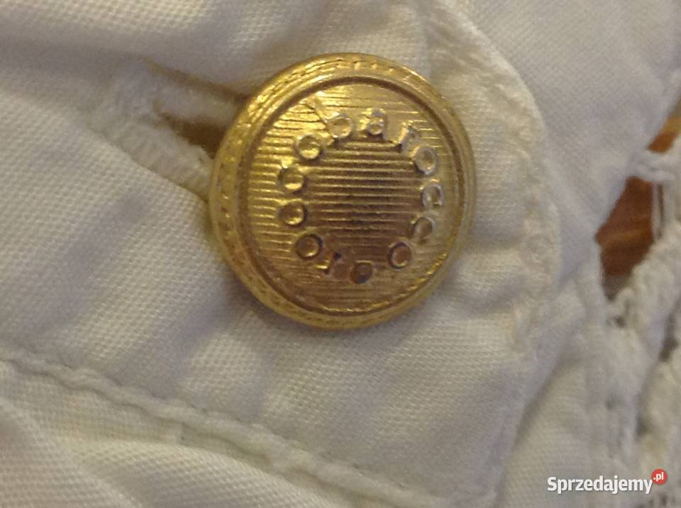 Koszula Biała z Koronką Damska Roccobarocco S