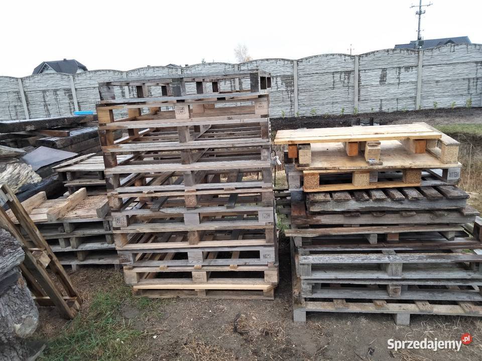 Palety różne pod drewno opał Opał wielkopolskie
