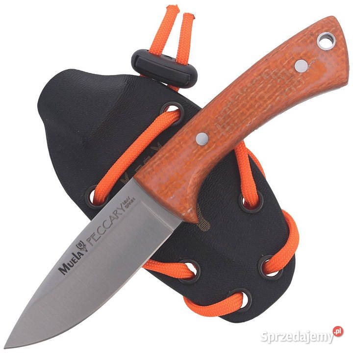 Nóż na szyję Muela Orange Micarta Neck Knife