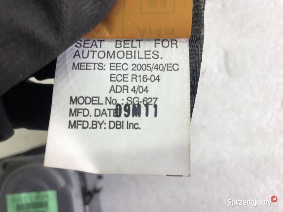 PAS BEZPIECZEŃSTWA LEWY TYŁ CHEVROLET CAPTIVA I