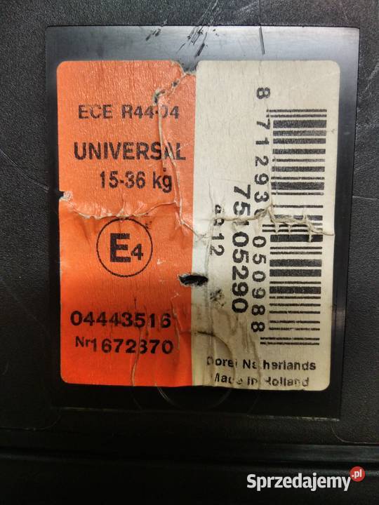 Fotelik samochodowy MaxiCosi Rodi Air protect 15 - 36 kg Krośniewice sprzedam