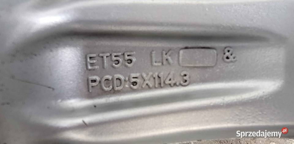 Felgi aluminiowa do Hondy 5x1143 Piotrków Trybunalski