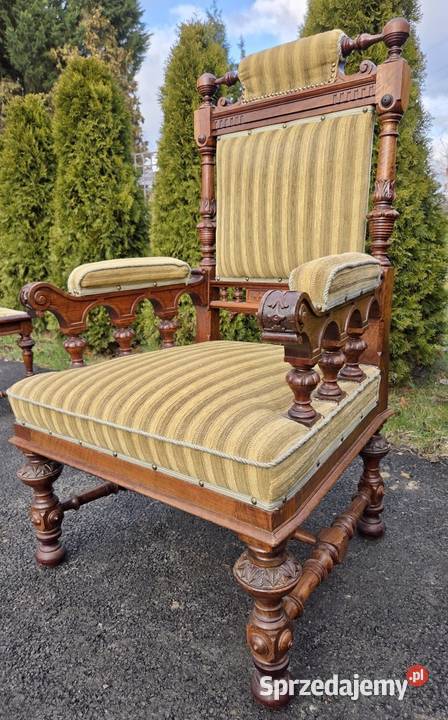 Piękny komplet czterech eklektycznych krzeseł zachodniopomorskie Szczecin