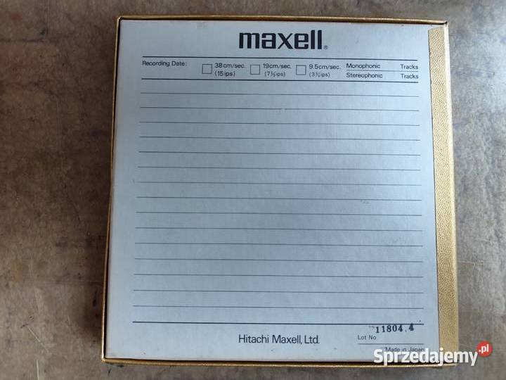 taśma szpulowa 18 MaxellHitachi UD 357