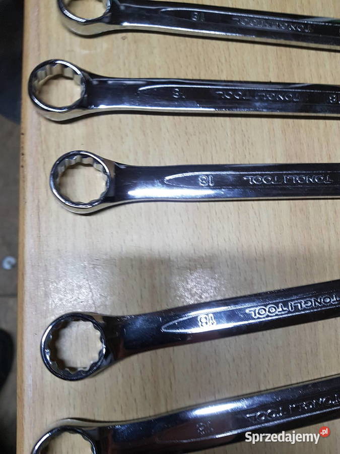 Klucz płasko oczkowy 18 mm stal chromowowanadowa