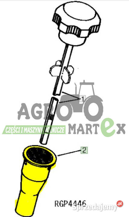 R121765 WZIERNIK OLEJU SILNIK JD Wichrów