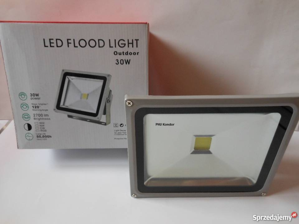 Lampa Halogenowa LED SMD 30W Halogen Bąkowiec