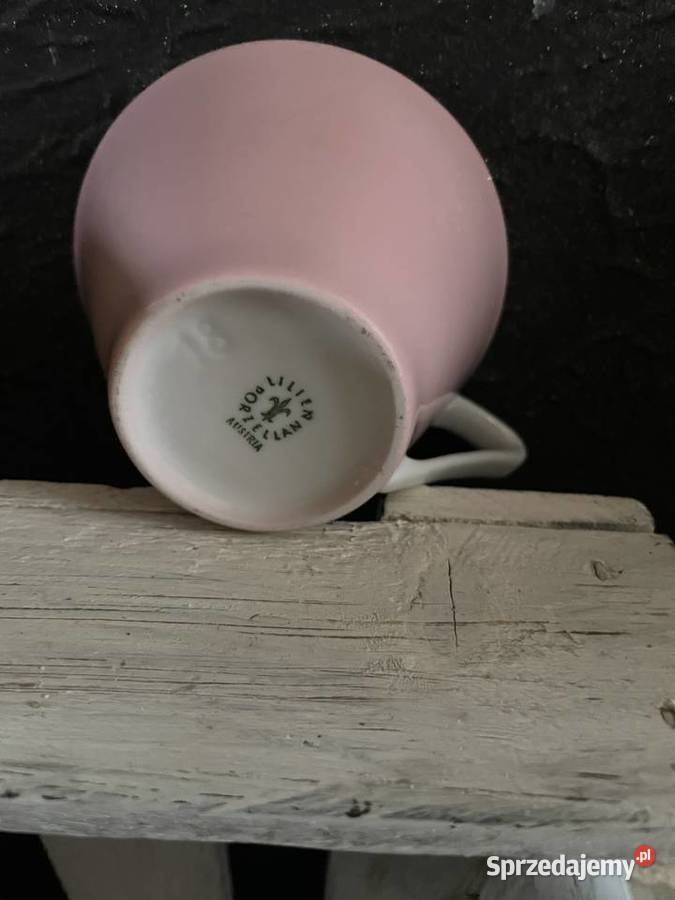 Trzy filiżanki porcelanowe Austria Lilien Wałbrzych