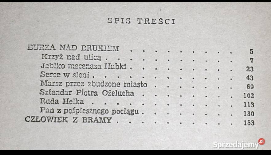 Burza brukiem Człowiek z bramy Michał Rusinek