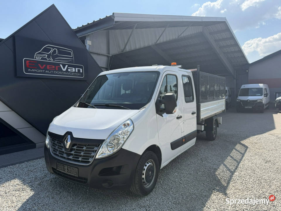 Renault Master brygadówka wywrotka 7os 145 70 elektryczne szyby mazowieckie