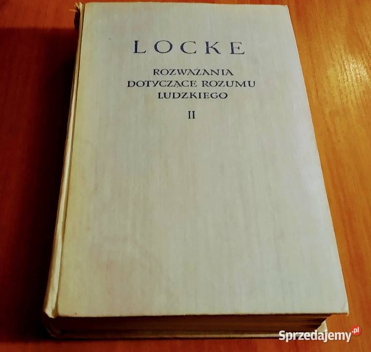 Rozważania dotyczące rozumu ludzkiego Tom 2 John pomorskie Gdańsk
