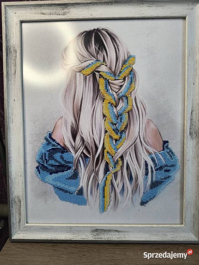 Obraz haftowany koralikami