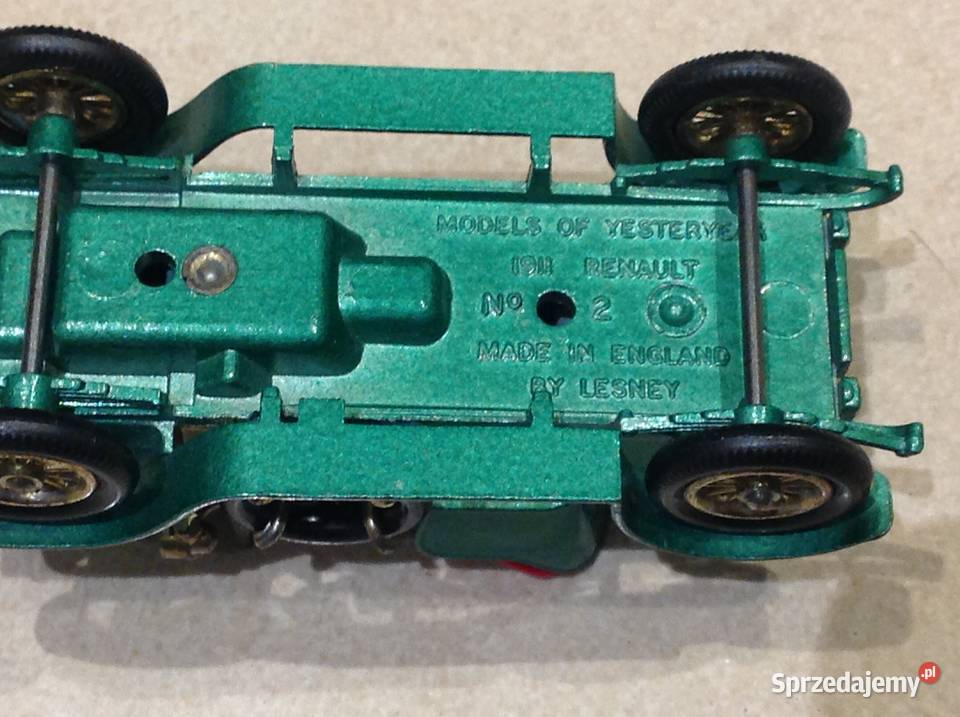 Autko Auto Metalowe RENAULT 1911 MODELS OF Nowa Sól