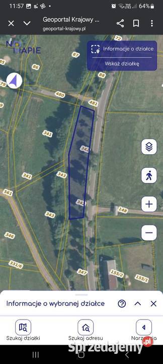 Sprzedam ziemie rolną 1700m2