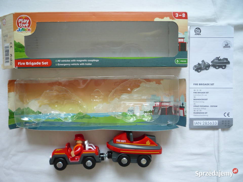 Playtive 2 Pojazdy z 2 figurkami Straż pożarna Szczecin