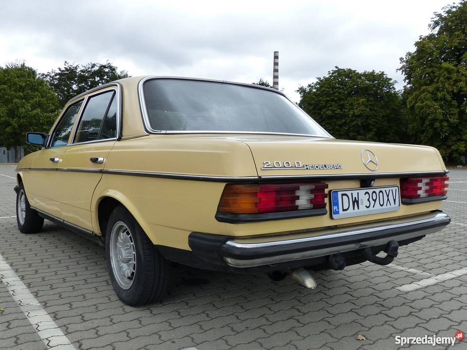 MercedesBenz W123 200 D 1981 ZGODNY Z VIN NISKI W123