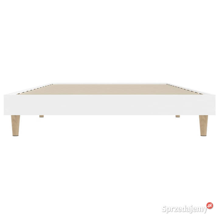 Rama łóżka biała materiał drewnopochodny 90x200 Łóżka Warszawa