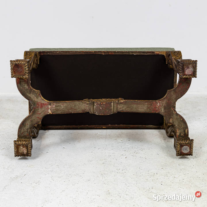 Taboret Ludwik XIV Francja II połowa XIX wieku Swarzędz