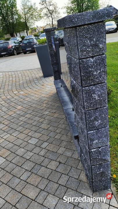 Pustak ogrodzeniowy ogrodzenie łupane bloczek