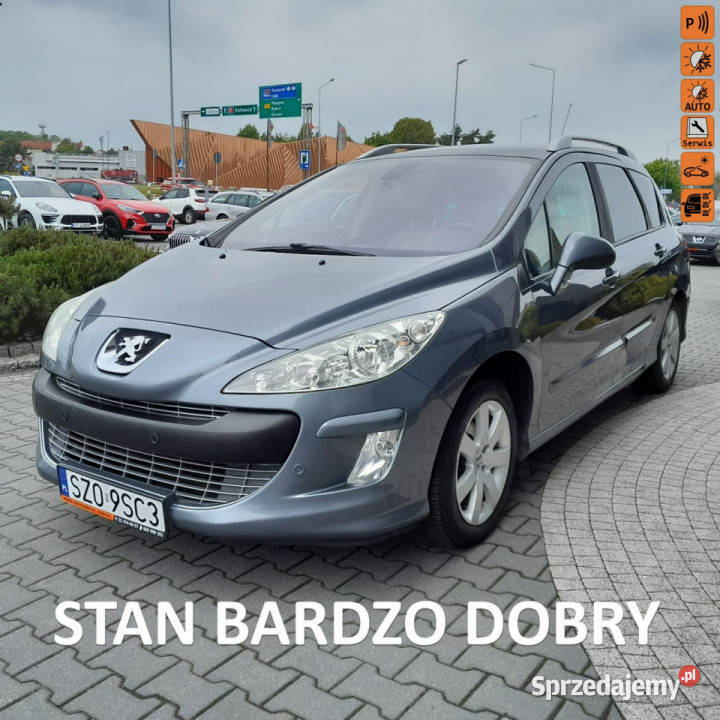 Peugeot 308 skóra panorama hak klimatronic Żory