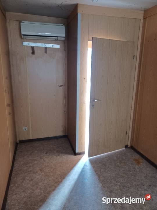 KONTENER BIUROWY SZATNIA Z PRZEDSIONKIEM KLIMA Wrocław sprzedam