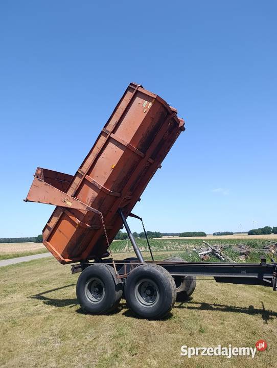 Przyczepa skorupa wywrotka tandem 12 ton Kożuszki