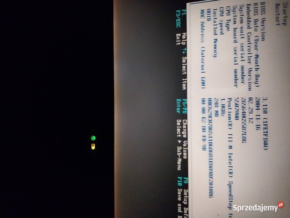 Części do laptopów IBM THINKPAD T23 T42 R31 R40 Grodzisk