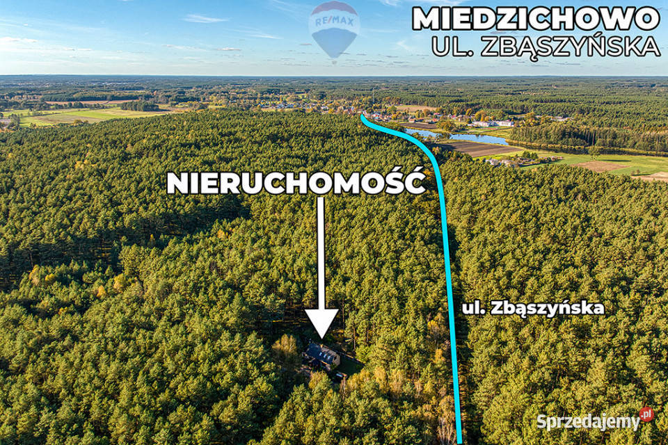 Leśny dom pośród jezior w Miedzichowie Miedzichowo sprzedam