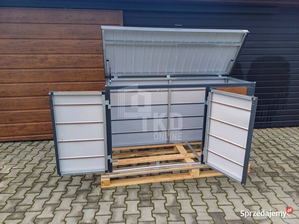 Zabudowa koszy na śmieci wiata obudowa