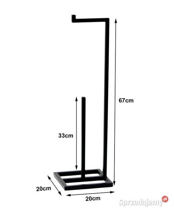 Nowoczesny Stojak Łazienkowy na papier Metalowy Sobienie-Jeziory sprzedam