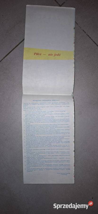 Campingi w Polsce 8 wydanie PRL oryginał 1981 Łęczyca sprzedam