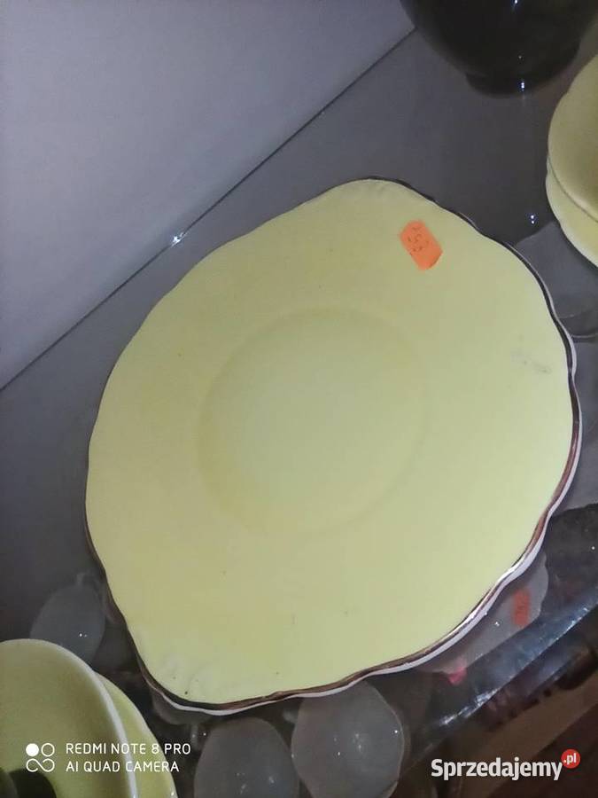 Filiżanka z talerzykiem Marie Producions Genuine Porcelana i szkło Gdańsk