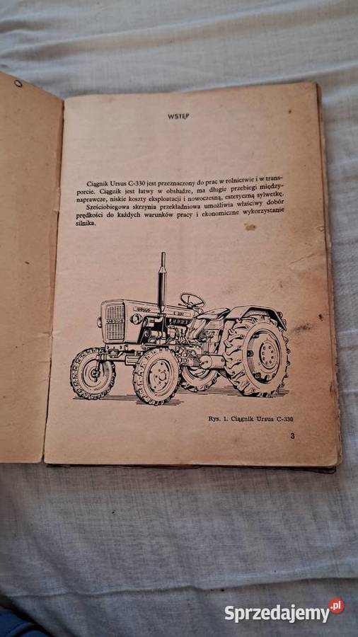 Instrukcja obsługi ciągnika rolniczego URSUS Warszawa sprzedam