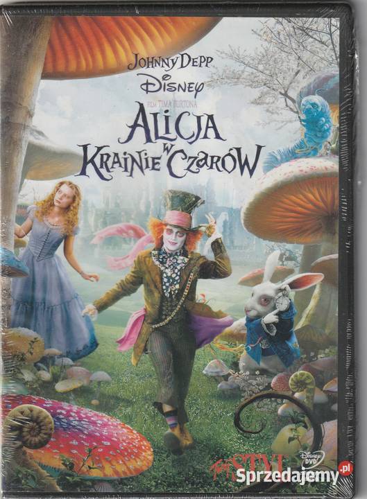 Alicja w Krainie Czarów Johny Depp DVD Pruszków