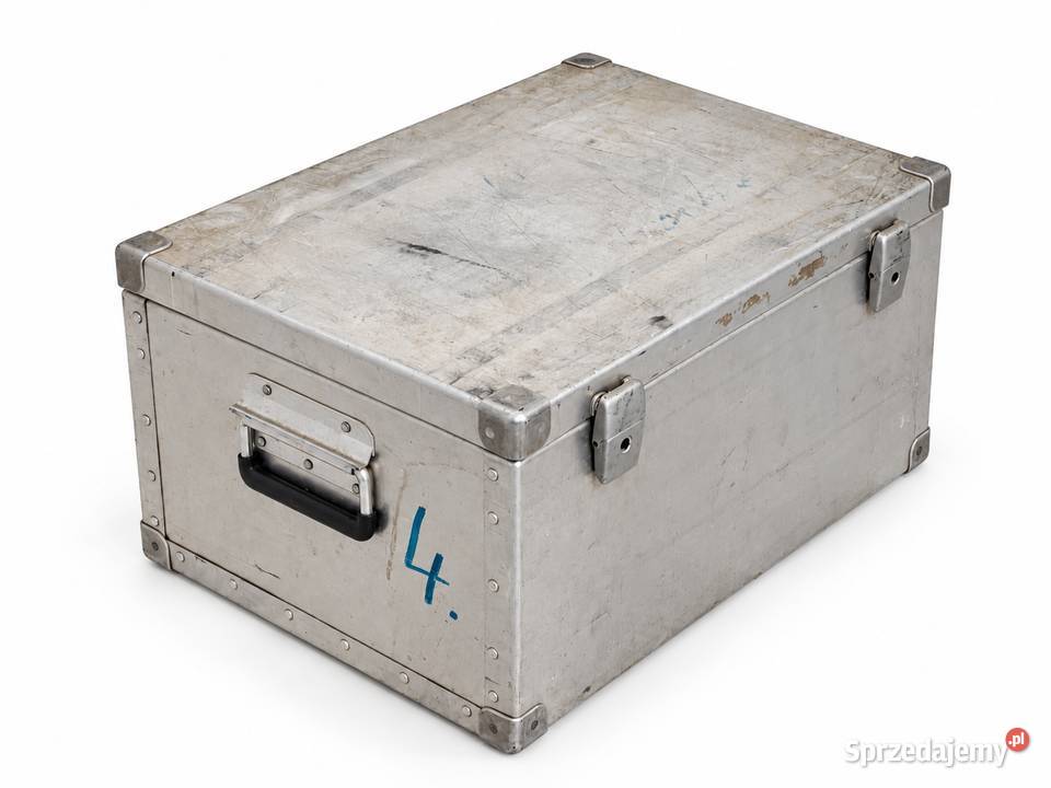 Solidna skrzynia aluminiowa transportowa Poddębice