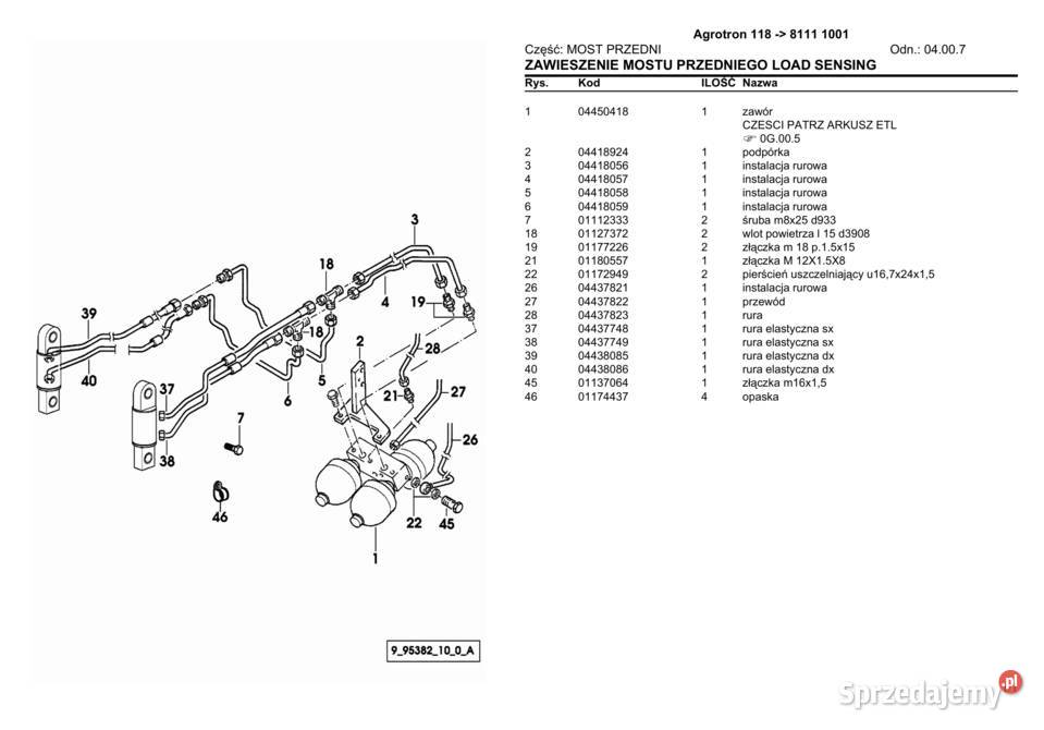 Katalog części do Agrotron 118 Wydanie 2003 Rok wydania 2003 sprzedam